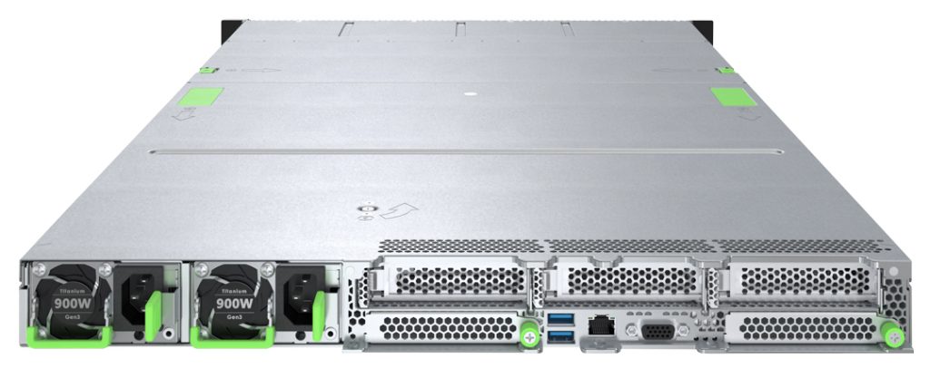Fujitsu RX2530 M6 rear